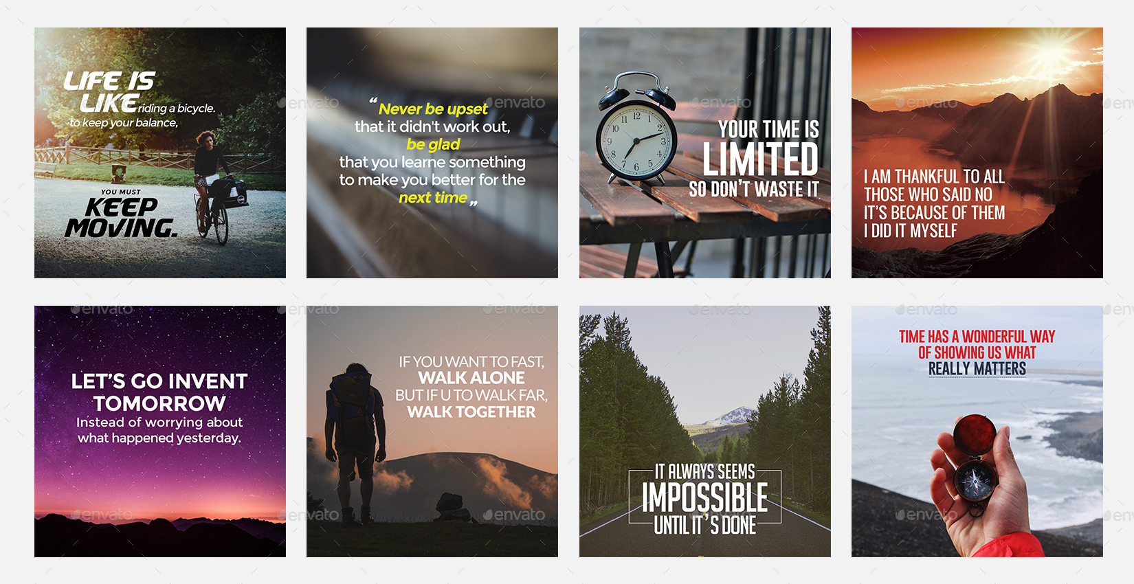 Quotes Instagram Templates 50 Designs by Hyov GraphicRiver